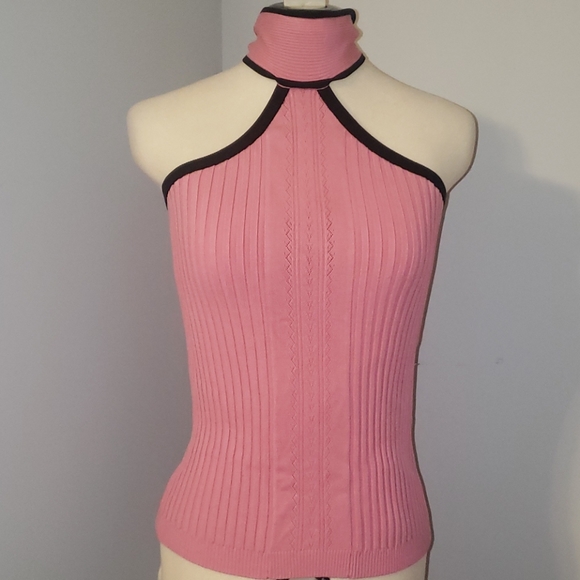 Cache Tops - Ribbed Halter Top